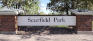 Scurfield Park North - Park Sign
